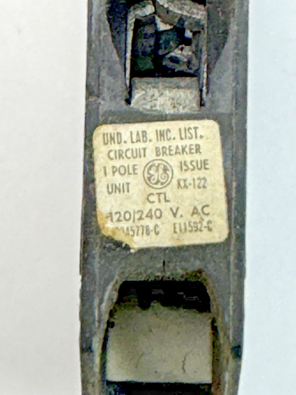 GE **LOT OF 6** THQP140 - CIRCUIT BREAKERS -  1 POLE, 40 A, 240 VAC