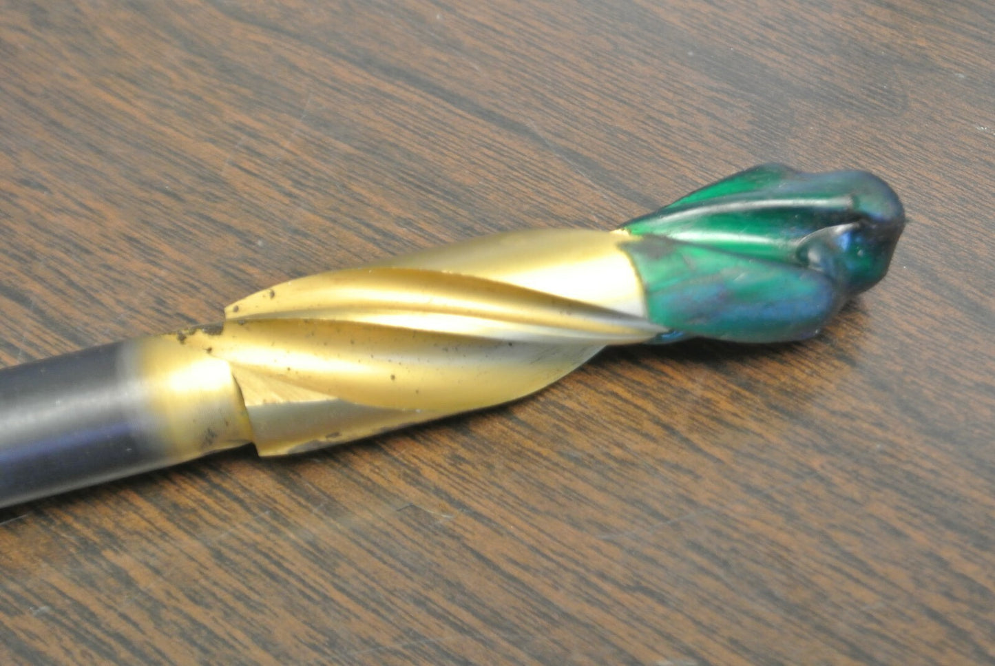 LOT of 4 / TANGED 3/4" 2-FLUTE DRILL BITS / REGROUND  1/2" - 3/4" STEP DRILL (?)