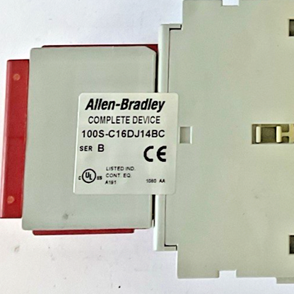 ALLEN BRADLEY 100S-C16DJ14BC CONTACTOR SER.B | 100-C16D*10 W/ 100S-F