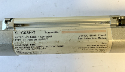 KEYENCE SL-C08H-R / SL-C08H-T  TRANSMITTER AND  RECIEVER 24VDC