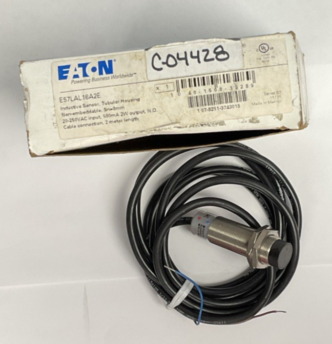 EATON E57LAL18A2E INDUCTIVE SENSOR 250VAC 500MA 2W