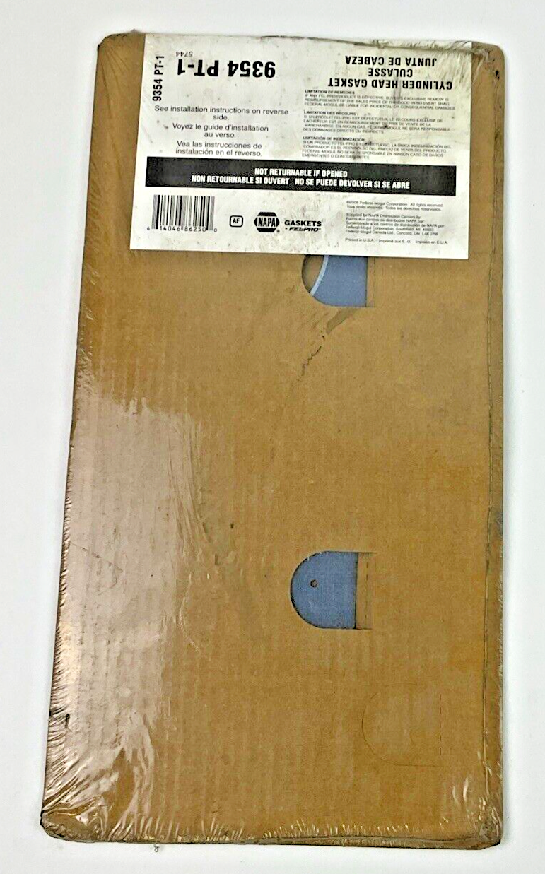 NAPA 9354 PT-1 CYLINDER HEAD GASKET ***LOTOF2***
