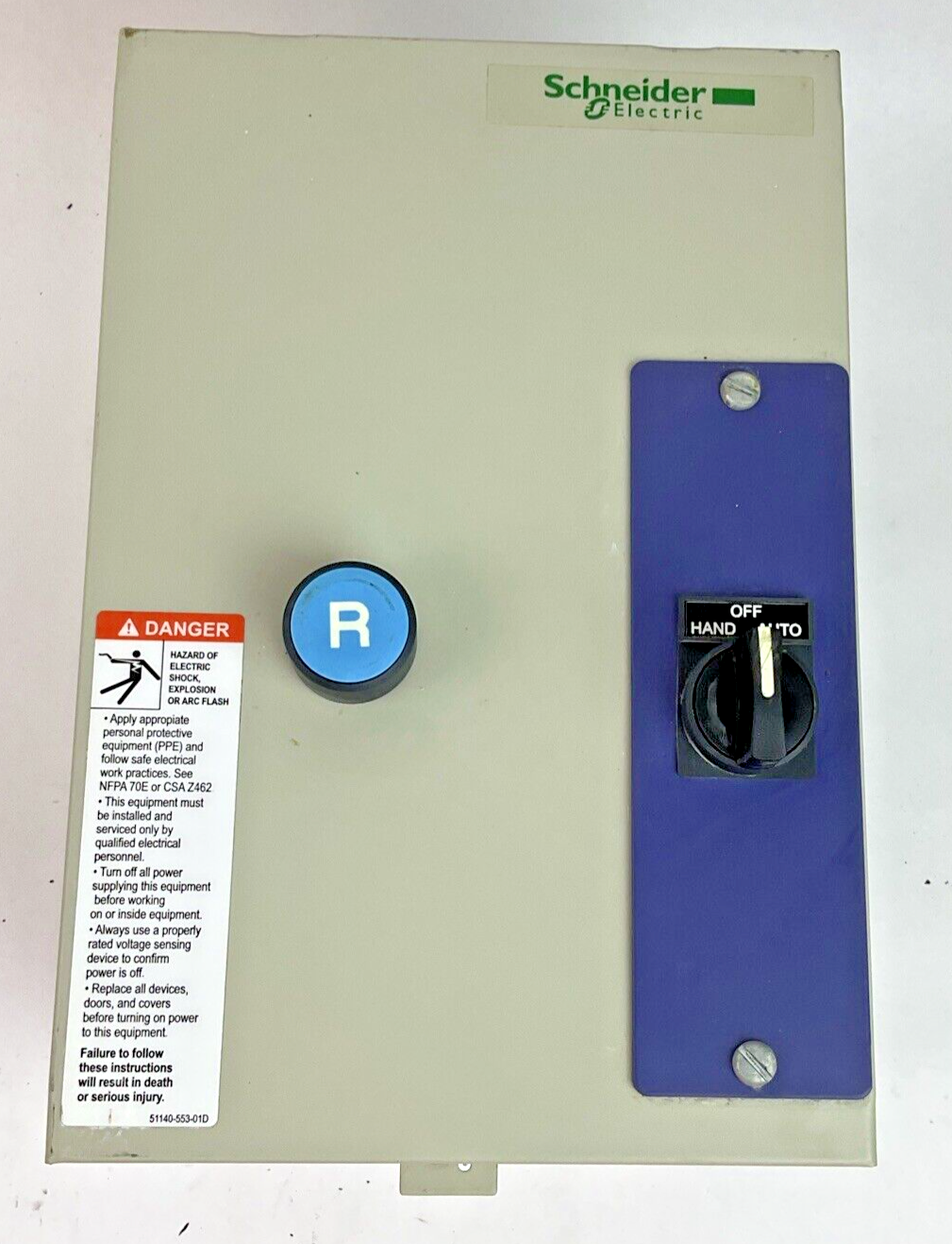 SCHNEIDER ELECTRIC / TELEMECANIQUE LE1D123A62 ENCLOSED CONTACTOR LC1 D12