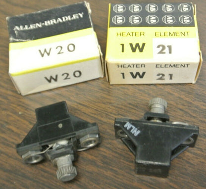 LOT of 4 ALLEN-BRADLEY THERMAL OVERLOAD HEATER ELEMENTS / W-series / LIST BELOW