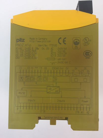 Pilz PNOZ M1P Safety Relay Base Unit 240VAC/6A 24VDC/6A