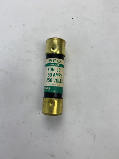 Economy Fuse One-Time EON 50 50A 250V Fuse "Lot of 10"