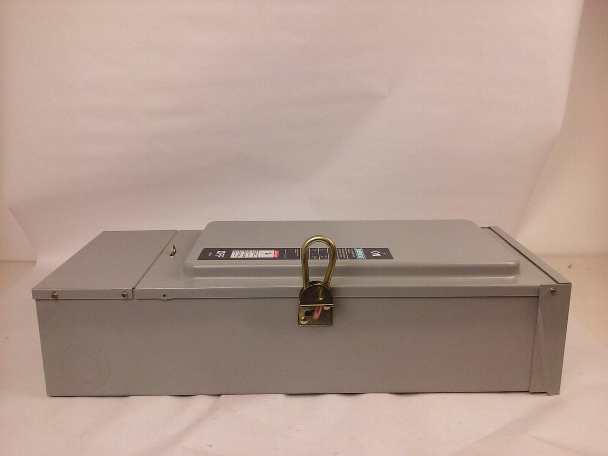 SIEMENS NR243, SER. B, GENERAL DUTY ENCLOSED SWITCH,2P, 200A, 240V, TYPE 3R, NEW