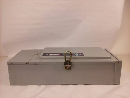 SIEMENS NR243, SER. B, GENERAL DUTY ENCLOSED SWITCH,2P, 200A, 240V, TYPE 3R, NEW