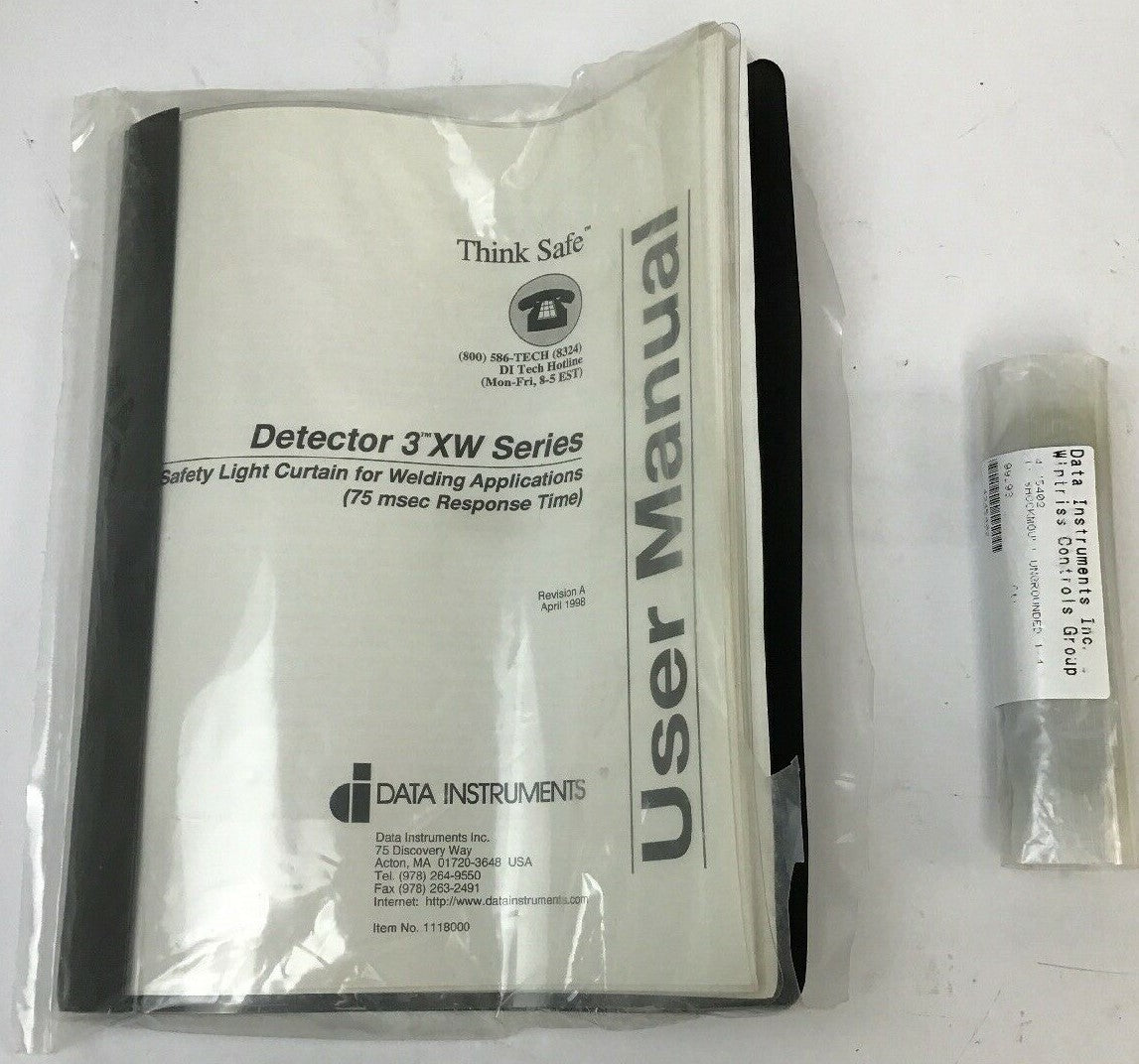 DATA INSTUMENTS/HONEYWELL 3LC-BXWQDH DETECTOR 3 LIGHT CURTAIN CONTROLLER