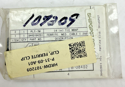 FERRITE 0443164251 CLIP MED. CABLE 0.250****LOTOF22****