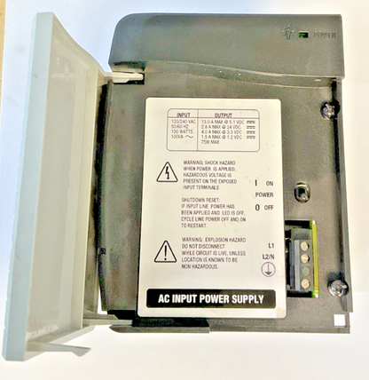 ALLEN BRADLEY 1756-PA75 CONTROLLOGIX POWER SUPPLY AC POWER SUPPLY SER.B 240VAC