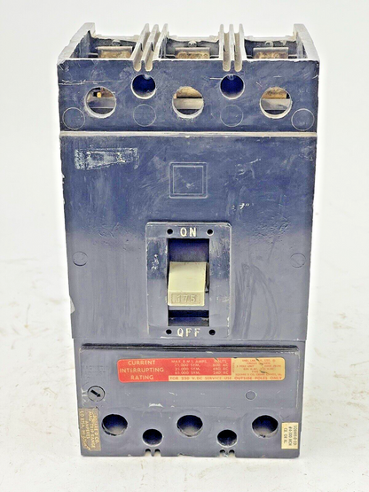 SQUARE D - KHL-36175 - CIRCUIT BREAKER - 175 AMP, 3 POLE, 600 VAC
