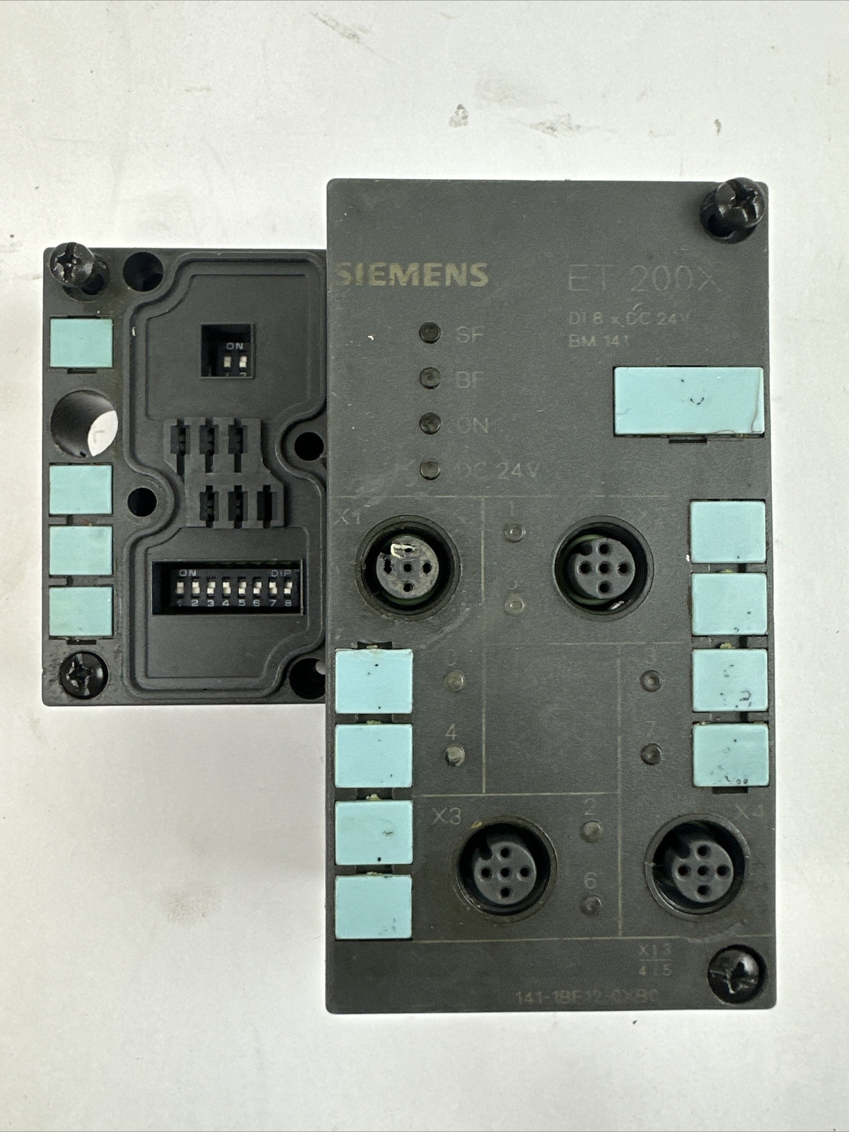 SIEMENS SIMATIC S7 6ES7 141-1BF12-0XB0 BASIC MODULE ET 200X DI 8 X DC 24V