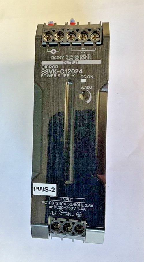 OMRON S8VK-C12024 POWER SUPPLY 240V 50/60HZ 2.6A 24VDC