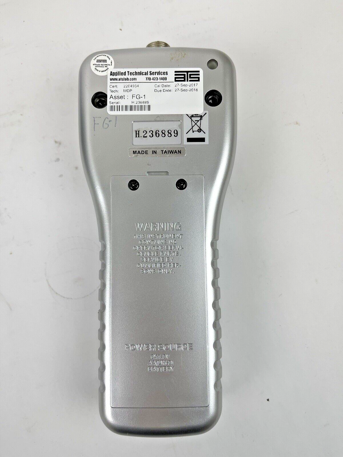 EXTECH - 475055 - DIGITAL FORCE GUAGE - RS 232 -  220 lb/100 kg/980 N LCD