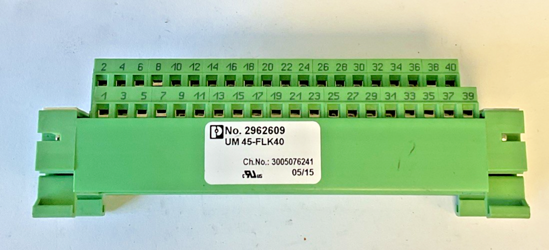 PHOENIX CONTACT 2962609 / UM 45-FLK40TERMINAL BLOCK / INTERFACE MODULE