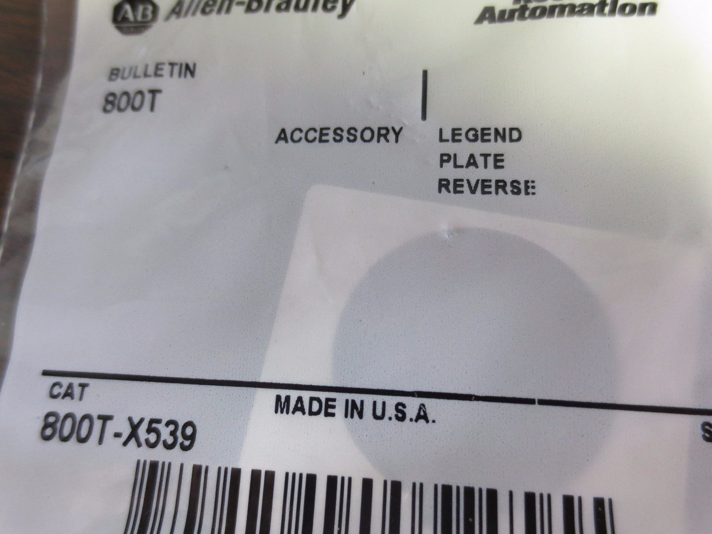 ALLEN-BRADLEY LEGEND PLATES "START" "AUTO/MANUAL" "OFF/ON" "REVERSE" NEW SURPLUS