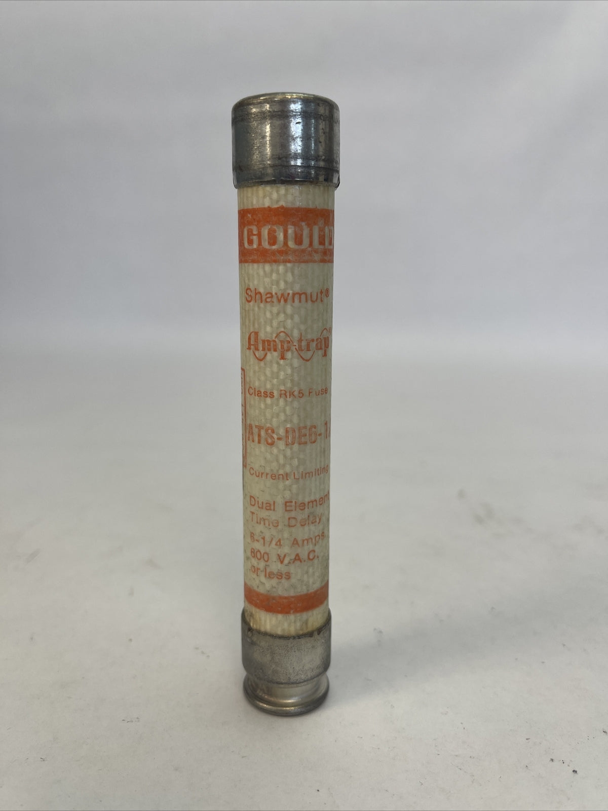 GOULD SHAWMUT ATS-DE6-1/4R CLASS RK5 TIME DELAY FUSE 6-1/4A 600VAC (BOX OF 9)