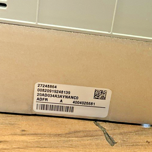 ALLEN BRADLEY 20AD034A3AYNANC0 POWER FLEX AC DRIVE 70 FRM 5.001