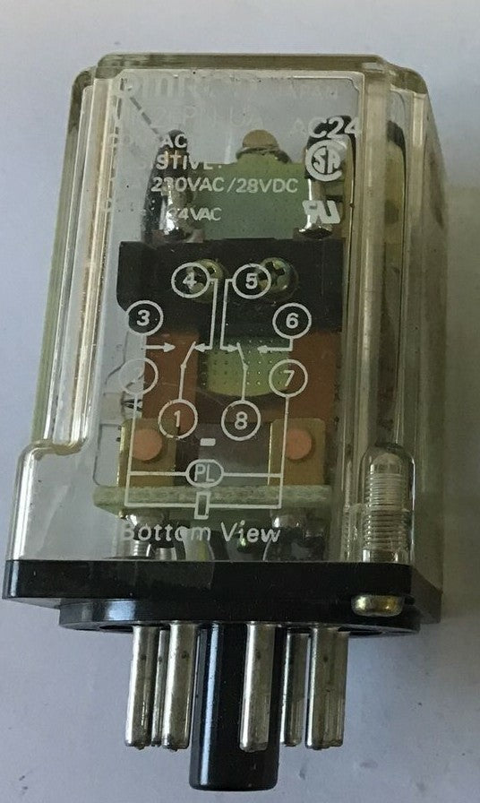 OMRON MK2EPN-UA-AC24 RELAY 10A 230VAC/28VDC ***LOTOF2***