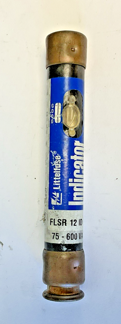 LITTELFUSE FLSR 12 ID INDICATOR FUSE 75-600VAC 12A ***LOTOF3***