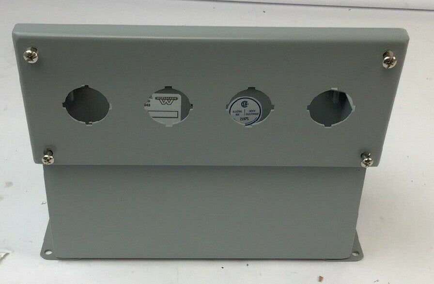 WIEGMAN PBXD-4 4 HOLE ENCLOSURE PBXD4 TYPE 12 & 13 ENCLOSURE