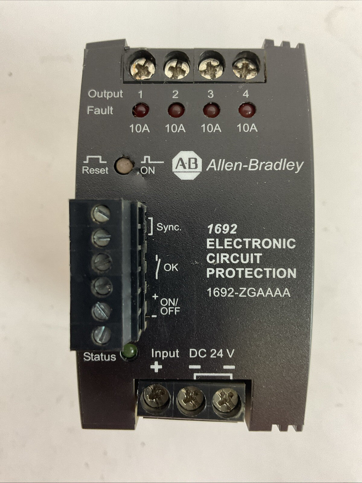 ALLEN BRADLEY 1692-ZGAAAA ELECTRONIC CIRCUIT PROTECTION 24VDC