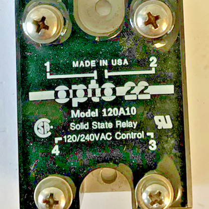 OPTO 22 120A10 SOLID STATE RELAY 120/240VAC