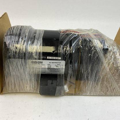 BISON 016-246-7028 AC GEARMOTOR 1/6HP 115/230V 50/60HZ 2.3/1.2AMP 59/48 RPM 28:1