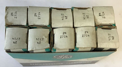 GENERAL ELECTRIC 2N 2714 SEMICONDUCTOR TRANSISTORS***LOTOF10***