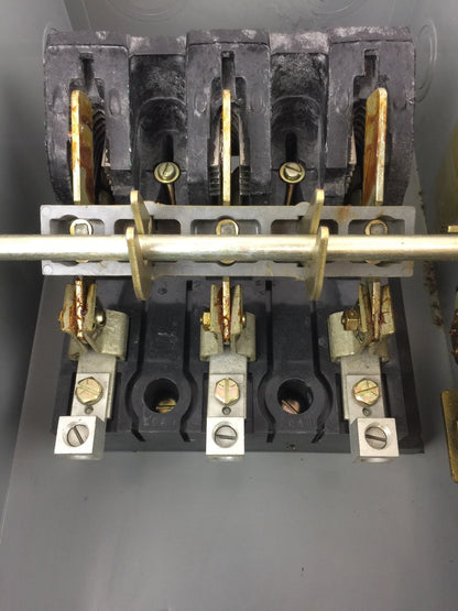 WESTINGHOUSE HUN363 HEAVY DUTY SAFETY SWITCH 100 AMP 600 VAC