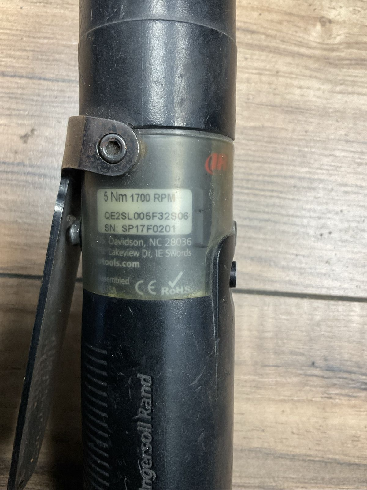 INGERSOLL RAND QE2SL005F32S06 1700 RPM GEA40-CORD-3M REV O5