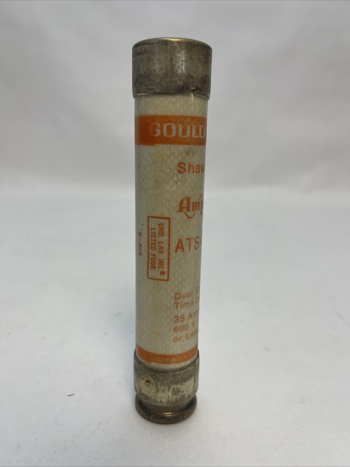 GOULD SHAWMUT ATS-DE35R AMP-TRAP DUAL ELEMENT FUSE 35AMP 600VAC (LOT OF 10)