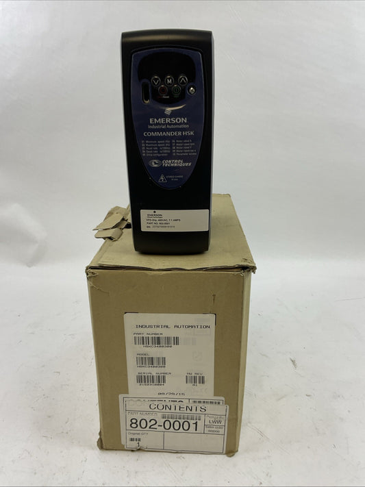 EMERSON SKC3400300 INVERTER 380-480VAC 9.5A 0-480VAC 7.2A