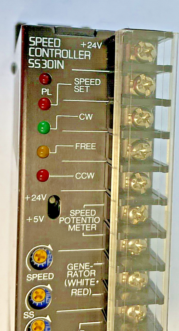 ORIENTAL MOTOR SS301IN SPEEN CONTROLLER 24V