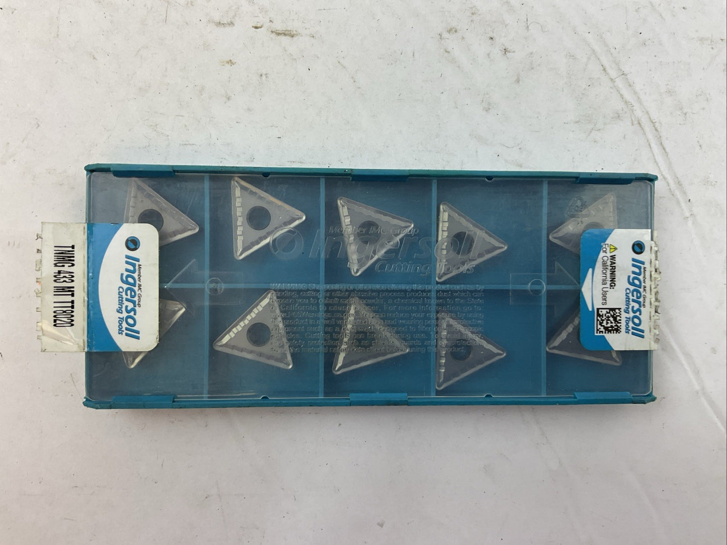INGERSOLL TNMG 220412 MT TT8020 TNMG 433 MT TT8020 CARBIDE INSERT (BOX OF 10)