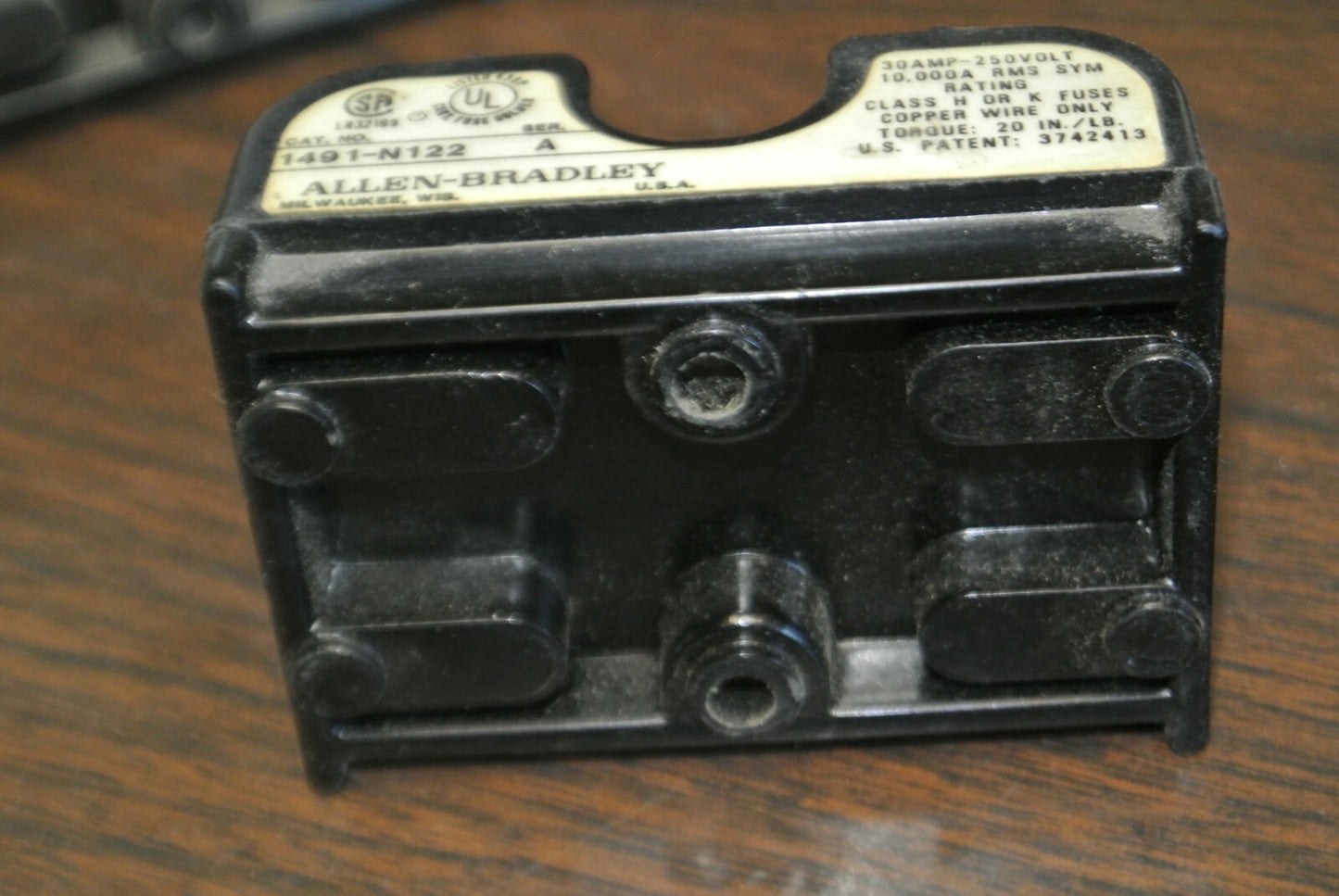 ALLEN-BRADLEY / TAYLOR 1491-N122 / 40023-408-02 / 20327 FUSE HOLDER / 30A / 250V