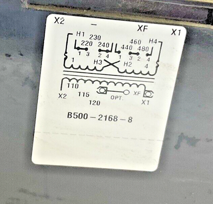 CUTLER HAMMER C0500E2AFB TRANSFORMER 500VA 50/60HZ