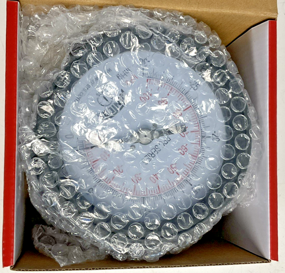 WINTERS PPC5080 PRESSURE GAUGE SS/BR 4.5 1/4"NPT BTM 30VAC/KPA