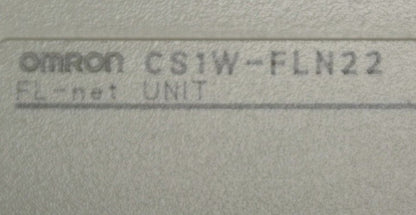 OMRON CS1W-FLN22 / FL-NET UNIT / ETHERNET MODULE / FOR PARTS