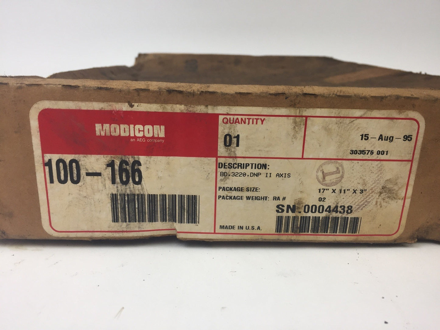 MODICON 100-166 PC BOARD