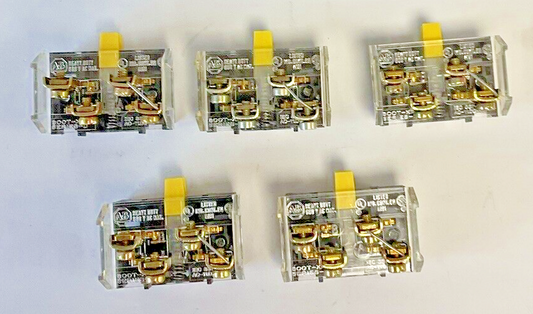 ALLEN BRADLEY 800T-XA SHALLOW BLOCK SER.D 600VAC ***LOTOF5***