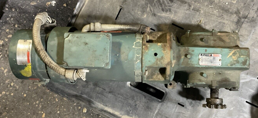 RELIANCE ELECTRIC P56H1474R-JA AC MOTOR 10286813-QLR GEAR MOTOR A52A0727