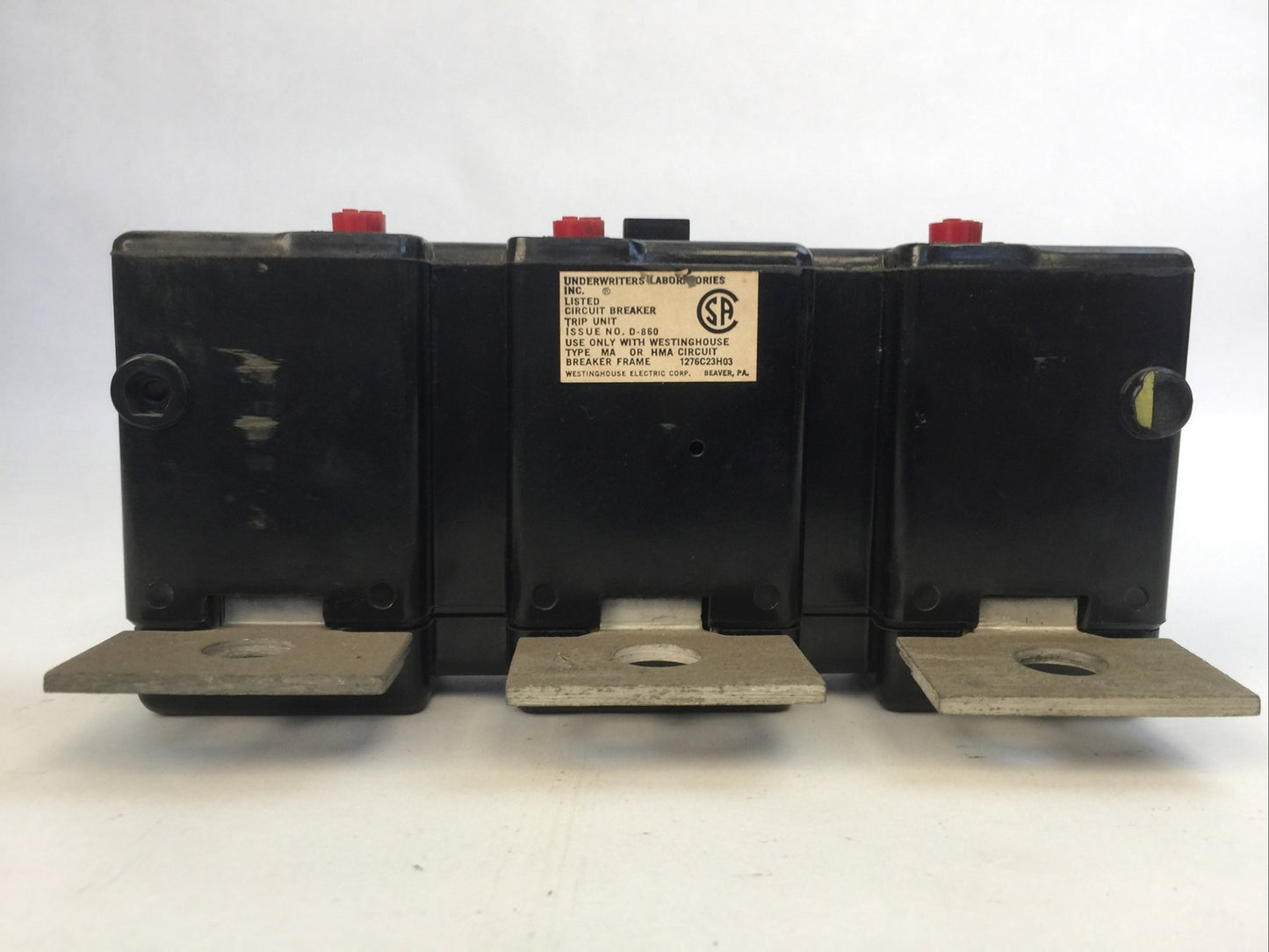 WESTINGHOUSE 371D371G25 AB TRIP UNIT 225AMP 3POLE INST TRIP 1125-2250A