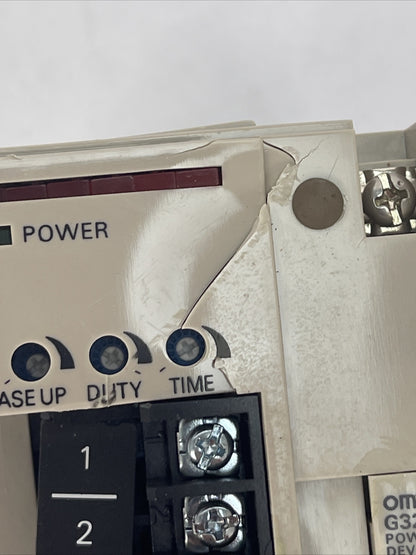 OMRON G3PX-220EUN POWER CONTROLLER LOAD: 100/110VAC 200/220VAC 20A INPUT 5-24VDC