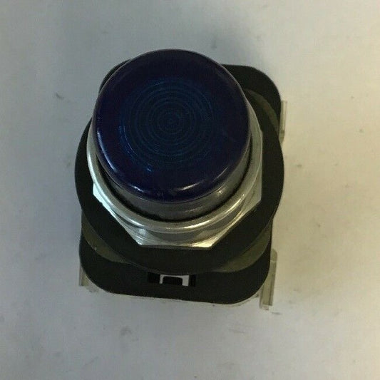 ALLEN BRADLEY 800T-QT24 SER.T BLUE PUSH BUTTON 24VAC/DC #757 LAMP