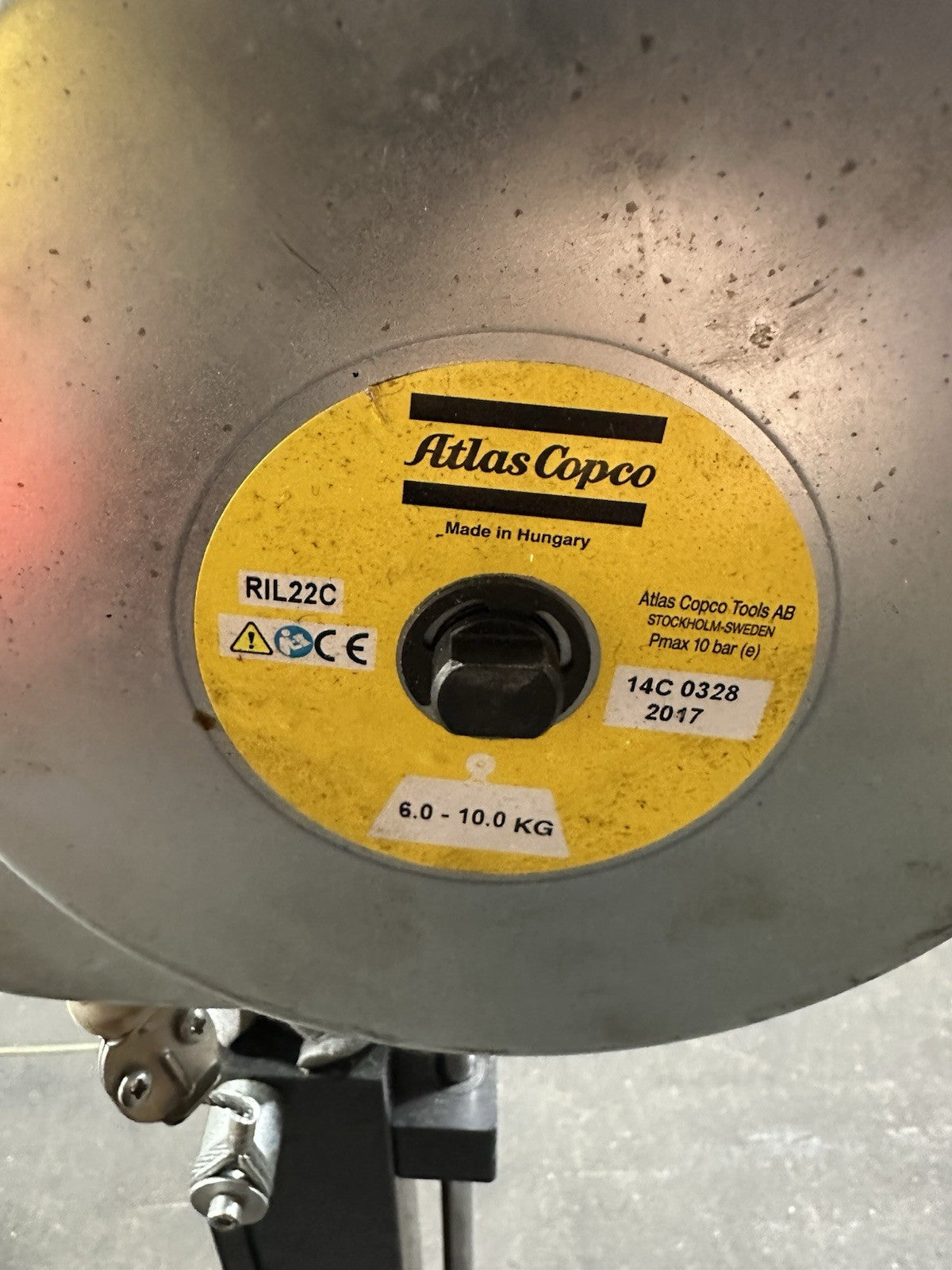 ATLAS COPCO SMST100 TORQUE REACTION ARM TOOL BALANCER 100NM INDUSTRIAL ASSEMBLY