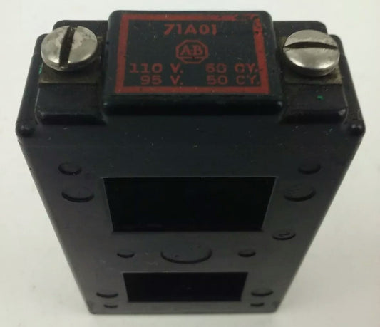 ALLEN BRADLEY 71A01 SER. K, COIL, 110V @ 60HZ, 95V @ 50HZ,SIZE 1, USED