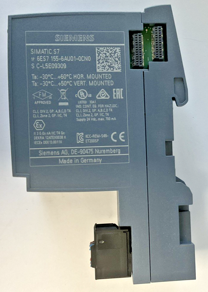 SIEMENS 6ES7 155-6AU01-0CN0 INTERFACE MODULE 24VDC