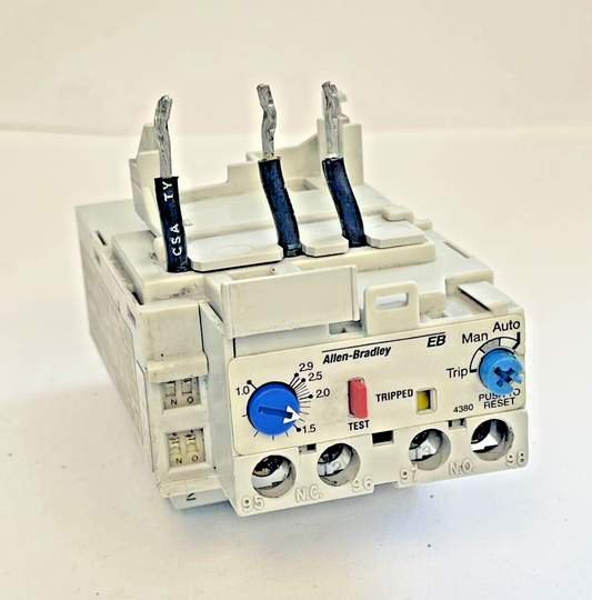 ALLEN BRADLEY - EB1DB SER. B - 1.0-2.9 A OVERLOAD RELAY